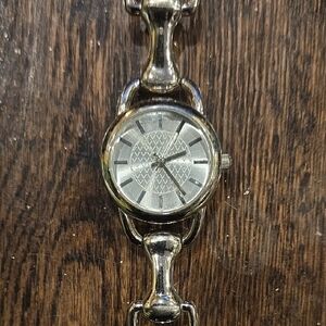Merona Silver Analog Wristwatch